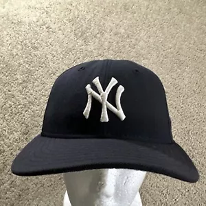 Vtg New York Yankees Hat Cap Mens 7 Blue 5950 New Era USA 90s Y2K - Picture 1 of 12