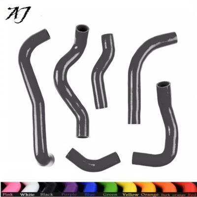 Manguera intercooler de silicona negra para 91-99 Mitsubishi GTO 3000GT/Dodge Stealth Foto 1 de 4