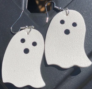 Pleather Ghosts Halloween Ohrringe - Bild 1 von 4