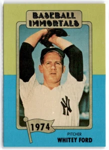 1980s SSPC Baseball Immortals Whitey Ford #144 1st Printing - Picture 1 of 2
