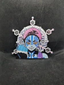 Demon Slayer Akaza Schneeflocke 3D Fenster Aufkleber Bewegung linsenförmig Sticker - Bild 1 von 3