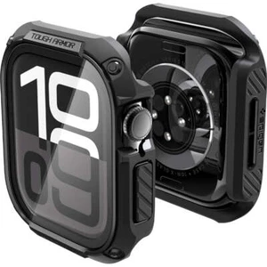 Etui ochronne ze szkłem do smartwatcha 10 46 mm Spigen Case Cover Etui Czarne - Zdjęcie 1 z 12
