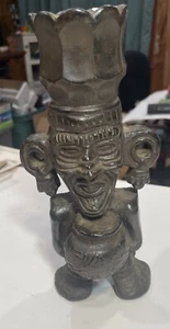 Northwest Coast Native MAN Bird Carved Totem 1 Pound + Solvang,CA Aug 1972 - Picture 1 of 9