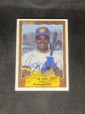 Jim Bowie 1990 ProCards #1067 Williamsport Bills A’s MLB Autographed Signed Card
