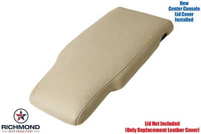 Lincoln Towncar 2006 - Cubierta de tapa de consola central de repuesto de cuero genuino, tostado Foto 1 de 4