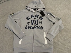 Under Armour Project Rock Heavyweight Terry Hoodie Pullover Earn Greatness Large - Bild 1 von 5