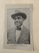 George Stallings Boston Braves World Series Champions 1914 Baseball 5X7 Picture