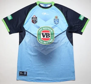 NEW SOUTH WALES NSW BLUES RUGBY LEAGUE SHIRT JERSEY CLASSIC STATE OF ORIGIN 2XL - Picture 1 of 12