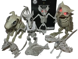 Skeleton Graveyard Halloween Animals, Scary, Sturdy reuse, Owl, Rat, Dragon, Bat - Picture 1 of 52