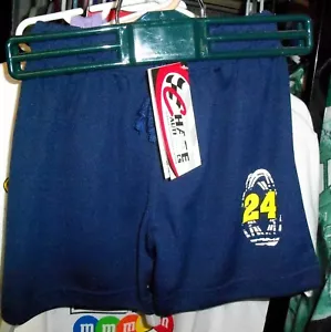 VINTAGE CHASE #24 DUPONT JEFF GORDON YOUTH KIDS POLYESTER GYM SHORTS X LARGE NWT - Picture 1 of 2