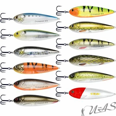 Sébile Onduspoon Wobbler Langsam Sinkend Rassel Farbe & Größe nach Wahl Kva - Bild 1 von 2