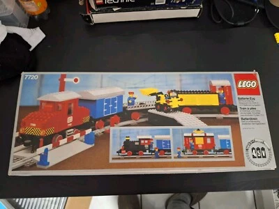 Vintage Lego Diesel Freight Train Set 7720 100% complete + box 1980 Rare! - Image 1 of 4