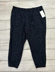 ATHLETA PRINTED FARALLON JOGGER NWT Sz 22 Stratum Camo Pull On Drawstring Pants - Picture 1 of 5