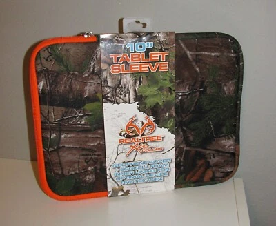 Realtree Camo 10" Protective Neoprene Tablet Sleeve - BRAND NEW W TAGS - Image 1 of 4