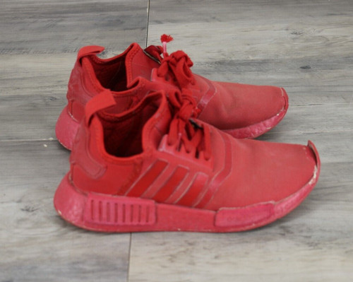 Scarpe da ginnastica con lacci basse Adidas ragazzo Originals giovani taglia 5 rosse FW0397
