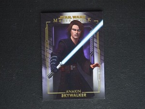 2020 Topps Star Wars Masterwork Anakin Skywalker Purple Parallel #39/50 NMMT+