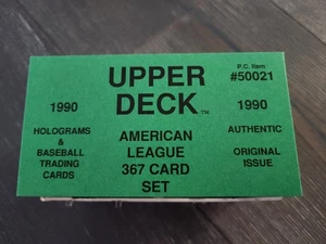 1990 Upper Deck American League Opened Set (Price Club) - Picture 1 of 23