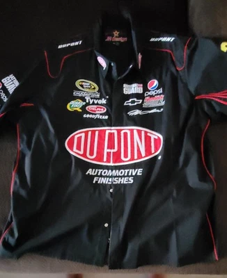 Camisa equipe botão de pressão JH Design Jeff Gordon Nascar 4X CHAMP 4xl Dupont - Imagem 1 de 4