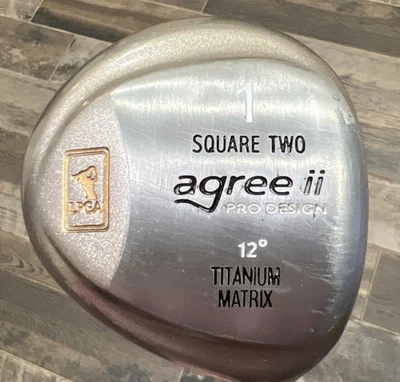 SQUARE TWO AGREE II LPGA 12* Driver TITANIUM Matrix Graphite Shaft Lady Petite - Image 1 of 4