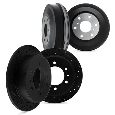 For Nissan Urvan 02-12 Brake Rotor Set DFC Premium Drilled & Slotted Front & Foto 1 de 3