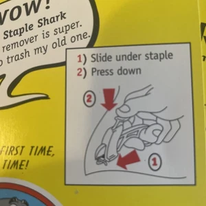 Staple Shark Staple Remover Galiot Yellow - Picture 1 of 5