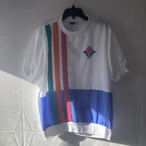 Vintage Women’s M Cape Cod Sportswear Colorblock Pullover Windbreaker 80s/90s - Picture 1 of 11
