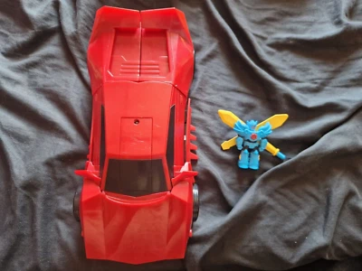 SIDESWIPE & WINDSTRIKE Transformers Power Heroes Figure 2015 Hasbro 9.5 Inch - Image 1 of 4