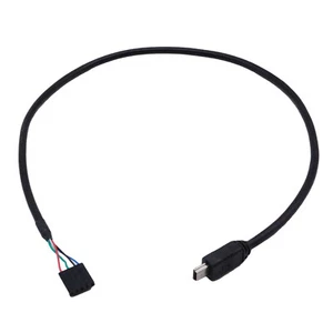 10x Mini USB 5 Pin Male to Dupont 5P Female Header PCB Motherboard Adapter Cable - Picture 1 of 9