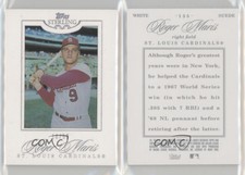 2006 Topps Sterling White Suede /50 Roger Maris #135