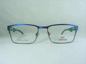 Genesis, eyeglasses, frames, Stainles Steel, square, oval, NOS, hyper vintage - Picture 1 of 12
