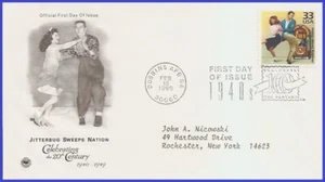 USA3 #3186g ADDR PCS ARTCRAFT FDC 1940 Jitterbug Sweeps Nation - Picture 1 of 1