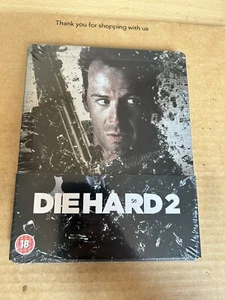 Die Hard 2 (1990) UK Reg B Blu Ray SteelBook Bruce Willis Action NEW & SEALED - Picture 1 of 4