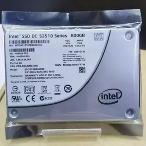 Intel DC S3510 800GB SATA III 2.5" SSD Solid State Drive SSDSC2BB800G6 - Picture 1 of 3