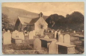 POSTCARD Bettws-y-coed. old church and the yews - Picture 1 of 2