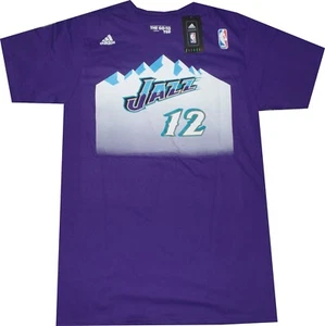 John Stockton Utah Jazz Throwback 1998 Lila Adidas Shirt Neu Etikett - Bild 1 von 8