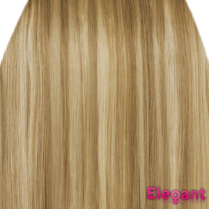 Clip in Hair Extensions STRAIGHT Blonde Mix #18/613 FULL HEAD - Picture 1 of 2
