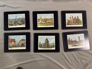 Six London Scenes Placemats by John Marshall, Pimpernel, Made in England - Picture 1 of 22