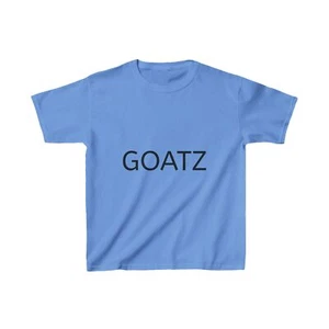 Kids GOATZ Graphic Tee - Fun Trendy T-Shirt for Boys & Girls - Picture 1 of 41