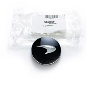 1XMclaren 570s 600LT 720s Black Wheel Hub Cap OEM 13BA167CP - Bild 1 von 3