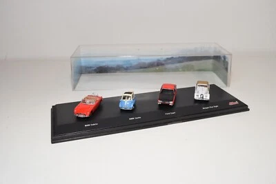 A43 1:72 SCHUCO GIFT SET BMW ISETTA FORD CAPRI MGB CABRIO MORGAN PLUS OTTO MIB - Immagine 1 di 4