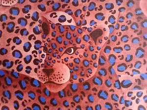 Remnant LEOPARD CAMO A - animal - Liberty Tana Lawn cotton approx 33 x 30 cm - Picture 1 of 3