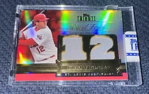 Topps Tribute David Freese Cardinals Jersey Relic SSP GU /10 - Picture 1 of 1