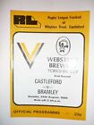 Castleford v Bramley 30th September 1980 Yorkshire Cup 2nd Round @ Wheldon Road