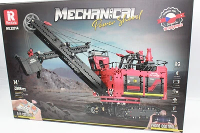 Escavatore cingolato Reobrix 22014 escavatore a pale RC morsetti 2968 pz NUOVO escavatore