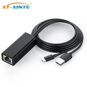 Power Buffer RJ45 Chromecast XT-XINTE Stick Card Ethernet Google USB Adapter - Picture 1 of 5