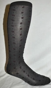 Calcetines de vestir gris carbón cachemira algodón sobre la becerro 3 pares para hombre talla 10-13 - Imagen 1 de 2
