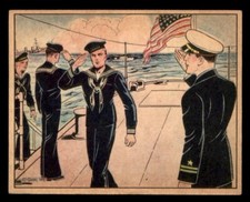 1941 R157 Gum Uncle Sam #15 Salute To Authority VG/EX *d2