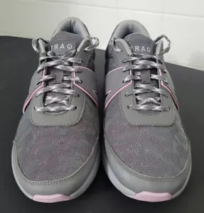 Alegria Traq Women's Qarma Walking Shoe Grey Chasm QAR-5022 GreyPink 7/7.5 Sz 37 - Picture 1 of 9