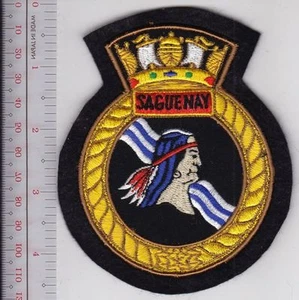 Armada Real Canadiense de Canadá HMCS Saguenay D-189 Destructor Río SIN TARIFA - Imagen 1 de 1