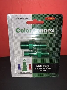 Legacy Manufacturing A71440B-2PK Flexzilla - Enchufe acoplador rápido ColorConnex - Imagen 1 de 2